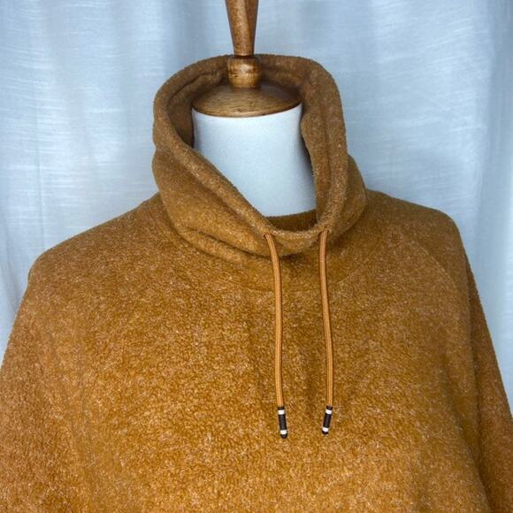 Women's Nike Orange Cowl Neck Pullover Sweater (XL) - Picture 3 of 6